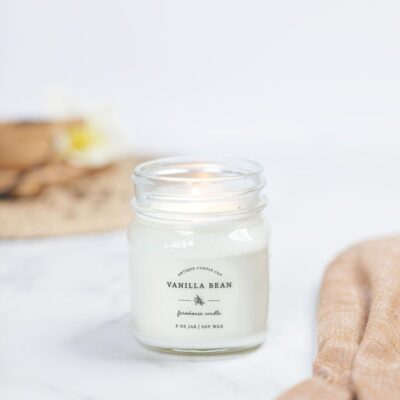 Candles Antique Candle Co  | Vanilla Bean 8 Oz Candle