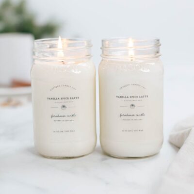 Candles Antique Candle Co  | Vanilla Spice Latte By To Mimi’S House We Go Bundle