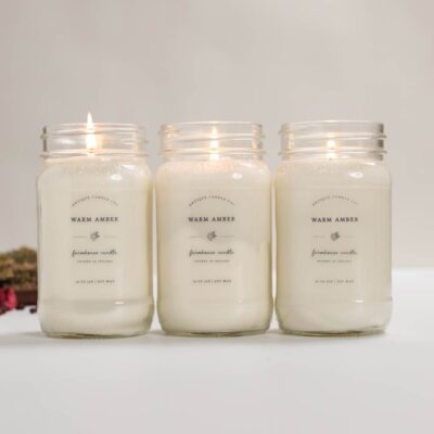 Candles Antique Candle Co  | Warm Amber Bundle Of Three