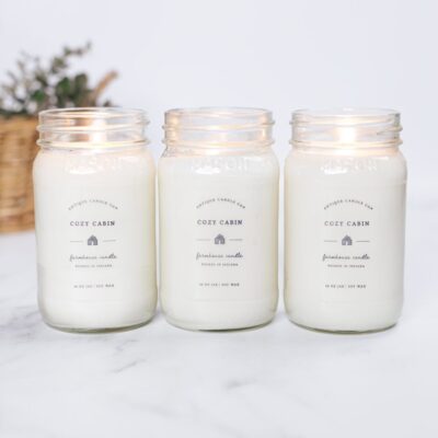 Candles Antique Candle Co  | Cozy Cabin Bundle Of Three