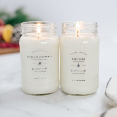 Candles Antique Candle Co  | Citrus Pomegranate By Modern Farmhouse Family & Tree Farm Bundle