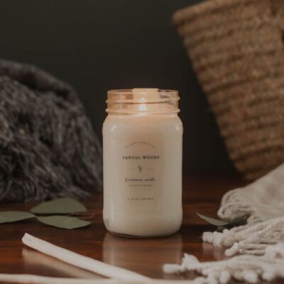 Candles Antique Candle Co  | Santal Woods 16 Oz Candle