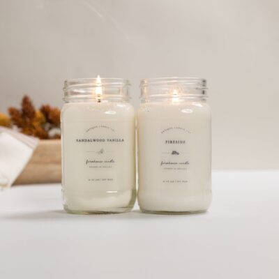 Candles Antique Candle Co  | Sandalwood Vanilla & Fireside Bundle