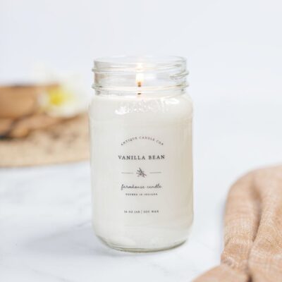 Candles Antique Candle Co  | Vanilla Bean 16 Oz Candle