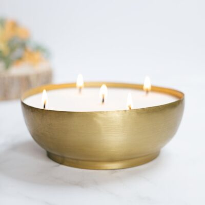 Candles Antique Candle Co  | Cozy Cabin Brass Candle