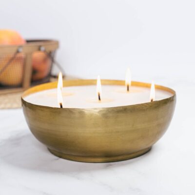 Candles Antique Candle Co  | Georgia Peach Brass Candle