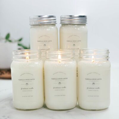 Candles Antique Candle Co  | Vanilla Spice Latte By To Mimi’S House We Go Bundle Of Five