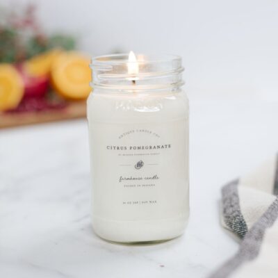 Candles Antique Candle Co  | Citrus Pomegranate By Modern Farmhouse Family 16 Oz Candle