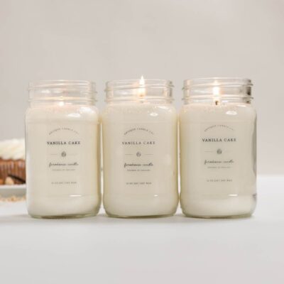 Candles Antique Candle Co  | Vanilla Cake Bundle Of Three