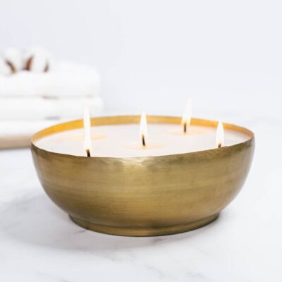 Candles Antique Candle Co  | Clean Cotton Brass Candle