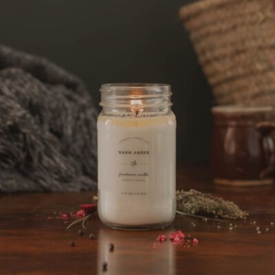 Candles Antique Candle Co  | Warm Amber 16 Oz Candle