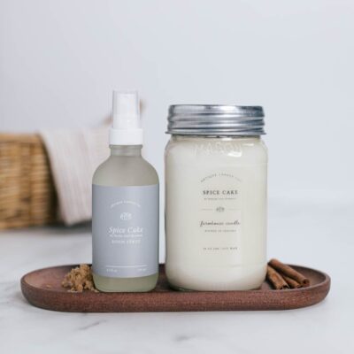 Candles Antique Candle Co  | Spice Cake By Karlee Gail Bowman Candle & Room Spray Set