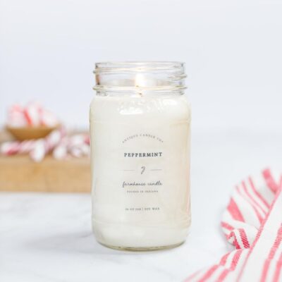 Candles Antique Candle Co  | Peppermint 16 Oz Candle