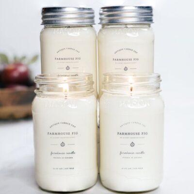 Candles Antique Candle Co  | Farmhouse Fig By Modern Farmhouse Family Bundle Of Four