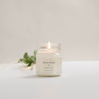 Candles Antique Candle Co  | Santal Woods 8 Oz Candle