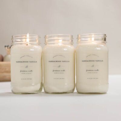 Candles Antique Candle Co  | Sandalwood Vanilla Bundle Of Three