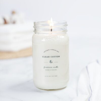 Candles Antique Candle Co  | Clean Cotton 16 Oz Candle