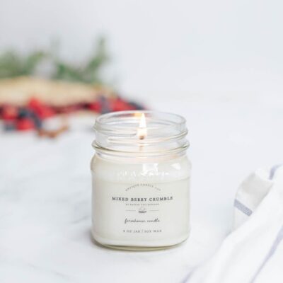 Candles Antique Candle Co  | Mixed Berry Crumble By Karlee Gail Bowman 8 Oz Candle