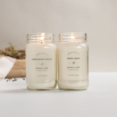 Candles Antique Candle Co  | Sandalwood Vanilla & Warm Amber Bundle