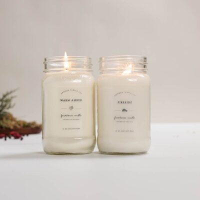 Candles Antique Candle Co  | Warm Amber & Fireside Bundle