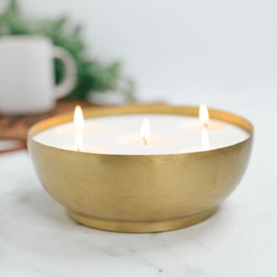 Candles Antique Candle Co  | Vanilla Spice Latte By To Mimi’S House We Go Brass Candle