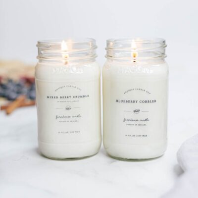 Candles Antique Candle Co  | Mixed Berry Crumble By Karlee Gail Bowman & Blueberry Cobbler Bundle