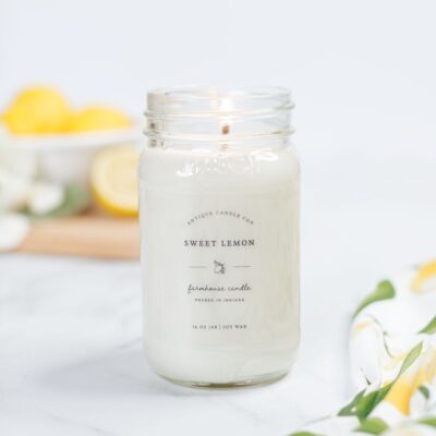 Candles Antique Candle Co  | Sweet Lemon 16 Oz Candle