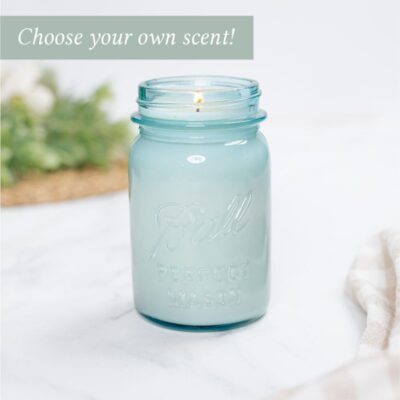 Candles Antique Candle Co  | Vintage Blue Jar Candle