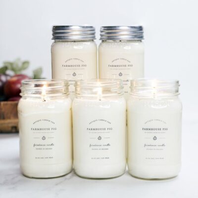 Candles Antique Candle Co  | Farmhouse Fig By Modern Farmhouse Family Bundle Of Five