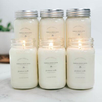 Candles Antique Candle Co  | Vanilla Spice Latte By To Mimi’S House We Go Bundle Of Six